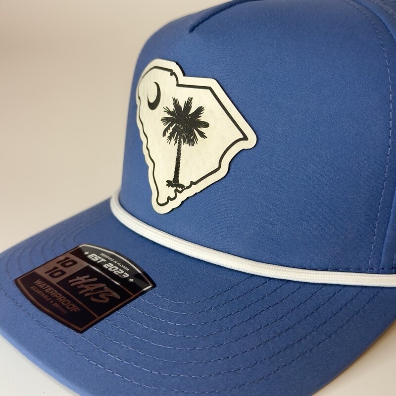 Custom 5 Panel Rope Hat (Leatherette Patch)