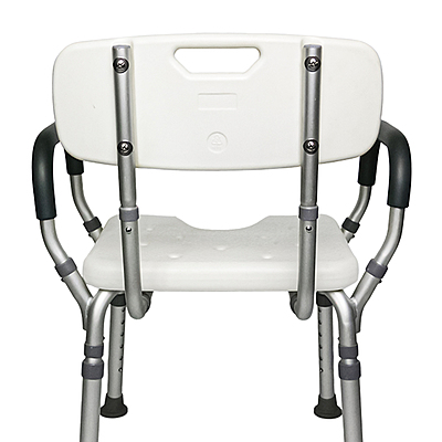1011 Shower Chair with Arms and Back – U-Shaped Cutout
