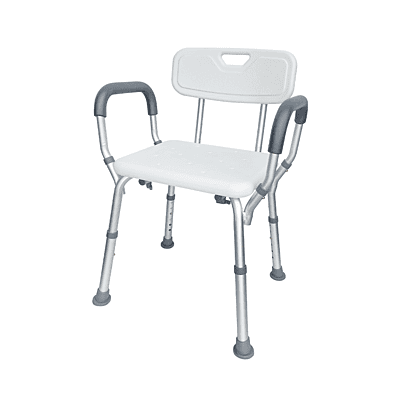 1011S Shower chair w/ Arms,back