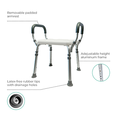 1011A Shower Bench with Arms
