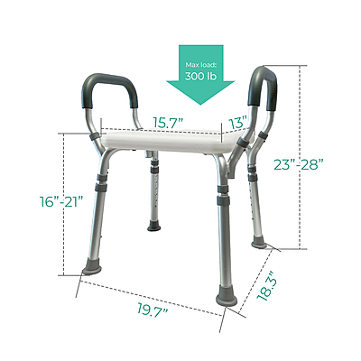 1011A Shower Bench with Arms
