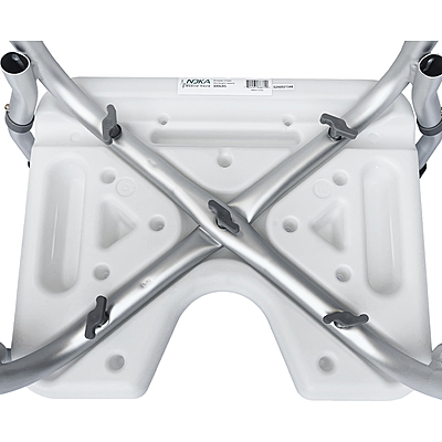 1011AS Shower Bench with Arms and U-Shaped Cut-Out