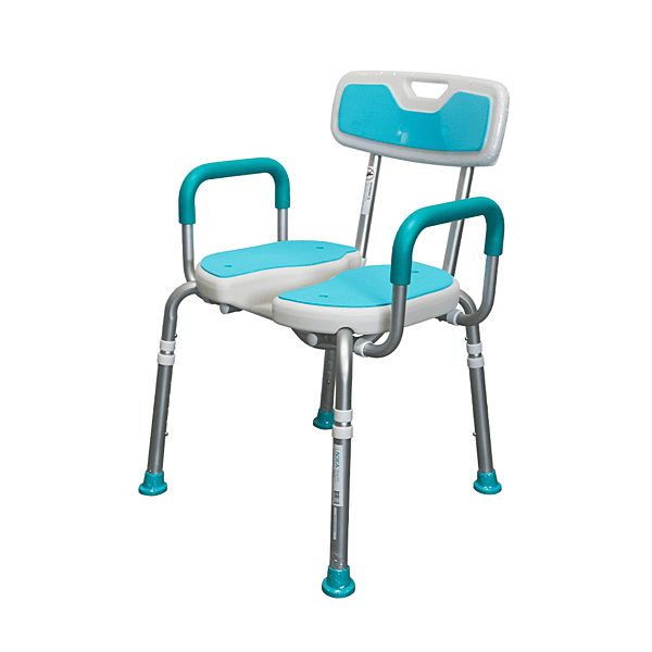 Padded shower chair w/cut-out 1012GN Padded shower chair w/cut-out 1012GN