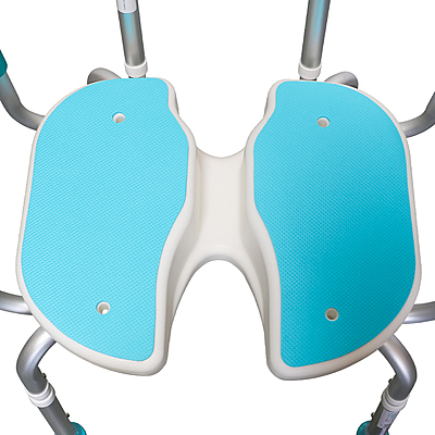 1012GN Padded Shower Chair with Cut-Out Seat 1012GN Padded Shower Chair with Cut-Out Seat