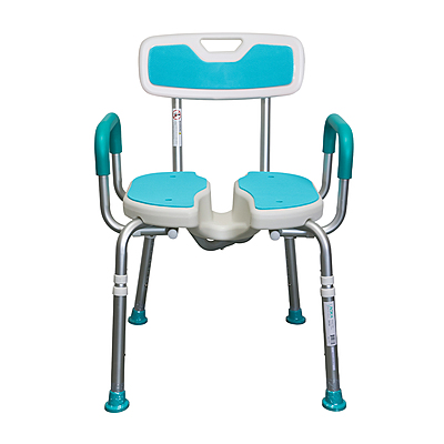 1012GN Padded Shower Chair with Cut-Out Seat 1012GN Padded Shower Chair with Cut-Out Seat