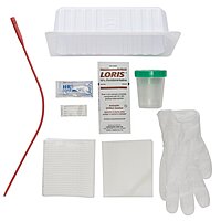 McKesson Urethral Intermittent Catheter Tray 14 Fr Red Rubber Without Balloon (EA) McKesson Urethral Intermittent Catheter Tray 14 Fr Red Rubber Without Balloon (EA)