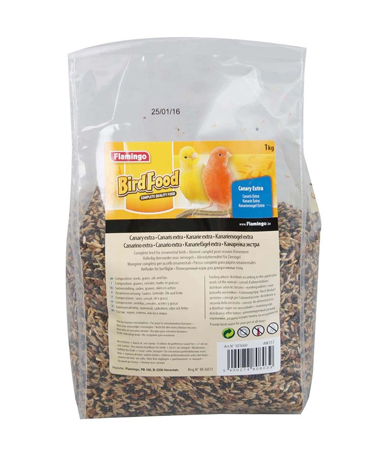 Flamingo Bird Food Canary Extra 1kg Flamingo Bird Food Canary Extra 1kg