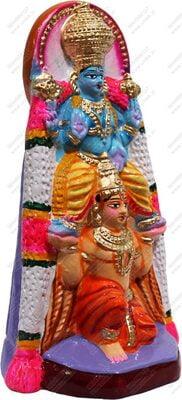 Unikk Garuda Vahanam Paper Mache Golu Doll for Navarathri (Multicolor) Unikk Garuda Vahanam Paper Mache Golu Doll for Navarathri (Multicolor)