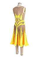 Beautiful Yellow Latin Dress