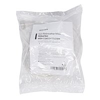 McKesson® Pediatric NonRebreather Oxygen Mask Elongated Style with Adjustable Head Strap and Nose Clip