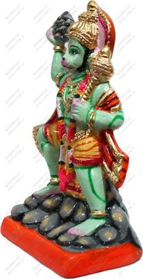 Unikk Sanjeevi Hanuman Paper Mache Golu Doll for Navarathri (Multicolor) Unikk Sanjeevi Hanuman Paper Mache Golu Doll for Navarathri (Multicolor)