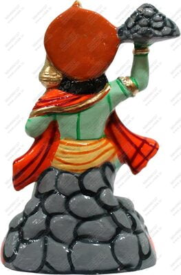 Unikk Sanjeevi Hanuman Paper Mache Golu Doll for Navarathri (Multicolor) Unikk Sanjeevi Hanuman Paper Mache Golu Doll for Navarathri (Multicolor)