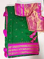 E4:Ready To Ship Beautiful Paithani Saree With Stitched Blouse
