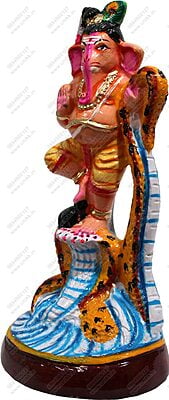Unikk Ganesh Kalinga Narthanam Paper Mache Golu Doll for Navarathri (Multicolor) Unikk Ganesh Kalinga Narthanam Paper Mache Golu Doll for Navarathri (Multicolor)