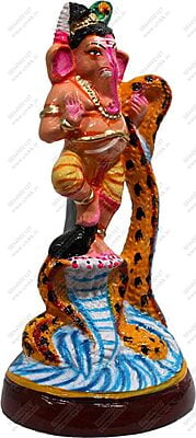 Unikk Ganesh Kalinga Narthanam Paper Mache Golu Doll for Navarathri (Multicolor) Unikk Ganesh Kalinga Narthanam Paper Mache Golu Doll for Navarathri (Multicolor)