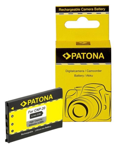 PATONA Battery f. Casio EX-Z3 Z4 Z-5 S1 S2 S3 EX-S70 NP-20 NP20
