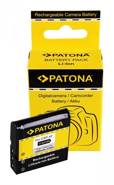 PATONA Battery Casio NP-40 Exilim Zoom EX-Z100 EX-Z1000 EX-Z200