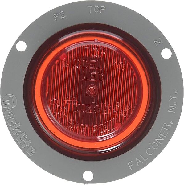 LIGHT-LED MKR/CL RED 2DIO W/ FLG M10