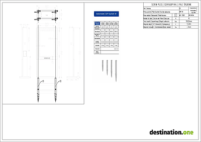 destination.kiosk Schraubfundamente destination.kiosk Schraubfundamente