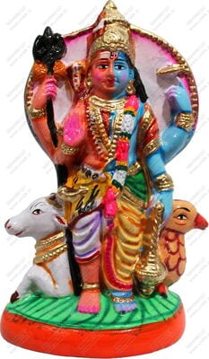 Unikk Sankaranarayanan Paper Mache Golu Doll for Navarathri (Multicolor) Unikk Sankaranarayanan Paper Mache Golu Doll for Navarathri (Multicolor)