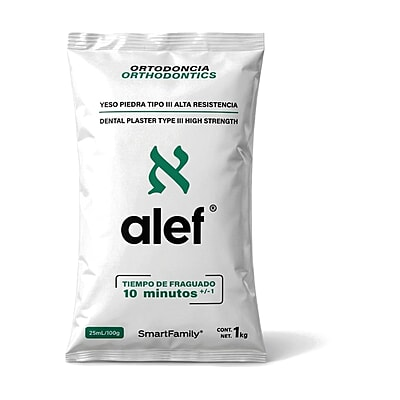 Yeso Alef Ortodoncia, bolsa de 1 kg