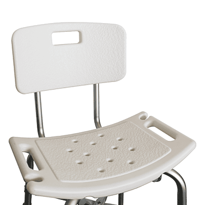 1037HD heavy duty shower chair w/back