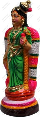 UNIKK Andal Paper Mache Golu Doll 34 cm height made of Eco Friendly Paper Multicolor UNIKK Andal Paper Mache Golu Doll 34 cm height made of Eco Friendly Paper Multicolor