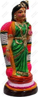 UNIKK Andal Paper Mache Golu Doll 34 cm height made of Eco Friendly Paper Multicolor UNIKK Andal Paper Mache Golu Doll 34 cm height made of Eco Friendly Paper Multicolor