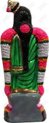 UNIKK Andal Paper Mache Golu Doll 34 cm height made of Eco Friendly Paper Multicolor UNIKK Andal Paper Mache Golu Doll 34 cm height made of Eco Friendly Paper Multicolor