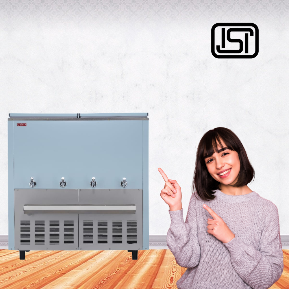 ISI Marked Usha Partial Steel Body Water Cooler SP150300NC with Normal & Cold Water Options