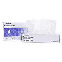 McKesson® Facial Tissue White 8.37″ × 8.07″ 100 Count