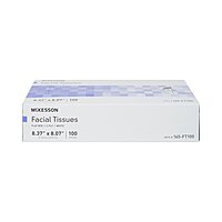 McKesson® Facial Tissue White 8.37″ × 8.07″ 100 Count