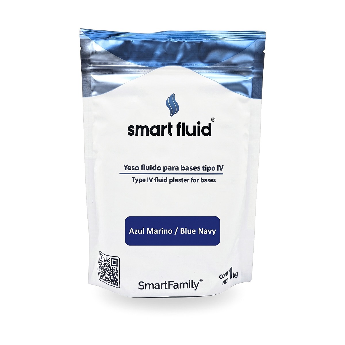 Yeso SmartFluid azul marino, bolsa de 1 kg