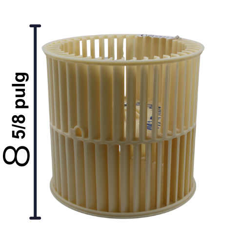 Turbina Evaporador Largo 8 5/8 Ancho 9 1/4 Flecha 9/16 CW derecha- 10425200002