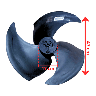 ASPA CONDENSADOR 47 CM DIAMETRO X 17 CM ANCHO - 1043410000301