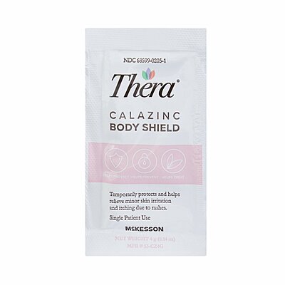 Thera® Calazinc Body Shield Skin Protectant – Scented Cream, 4 g Individual Packet