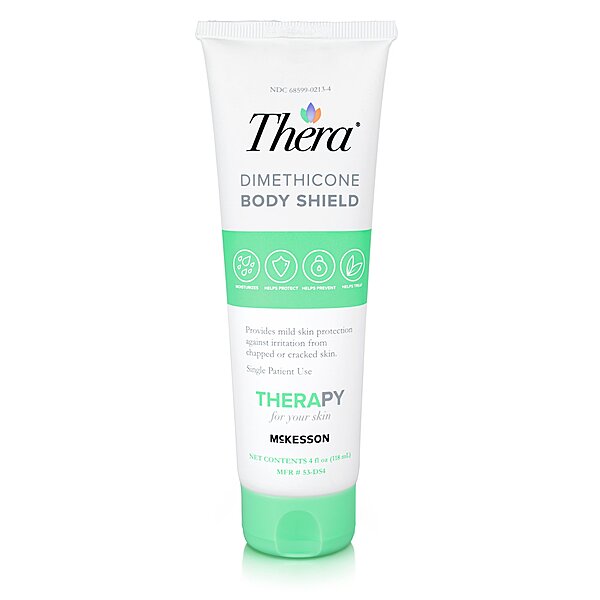 Thera® Dimethicone Body Shield Skin Protectant – Scented Cream, 4 oz Tube