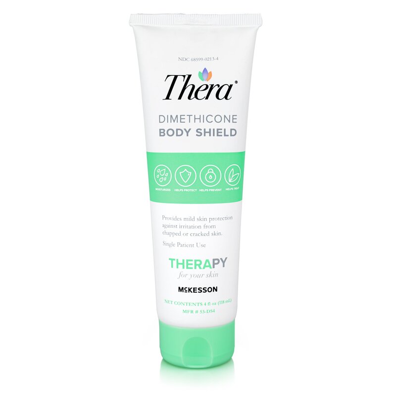 Thera® Dimethicone Body Shield Skin Protectant – Scented Cream, 4 oz Tube