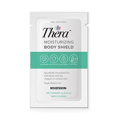 Thera® Moisturizing Body Shield Skin Protectant – Scented Cream, 4 g Individual Packet