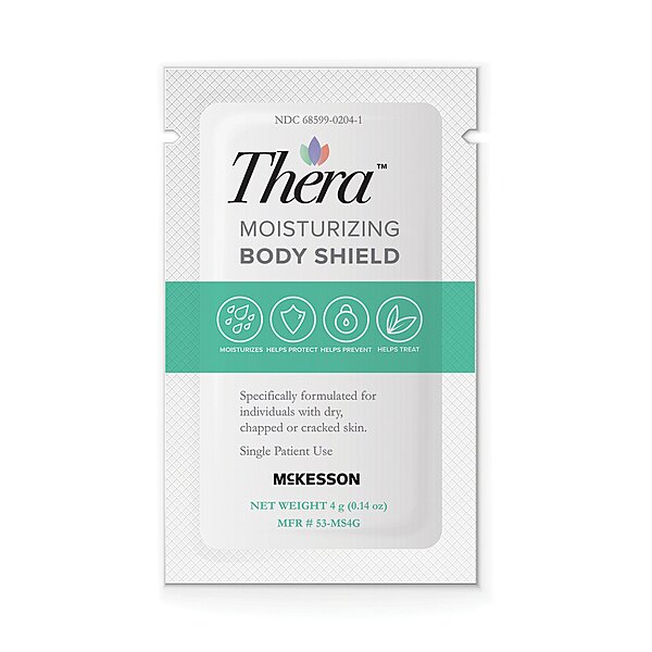 Thera® Moisturizing Body Shield Skin Protectant – Scented Cream, 4 g Individual Packet