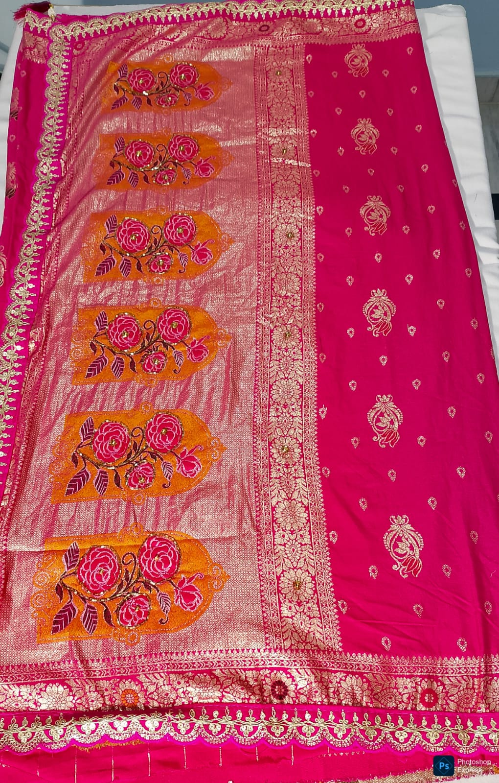 N609: Ready To Ship Beautiful Saree With Stitched Blouse N609: Ready To Ship Beautiful Saree With Stitched Blouse