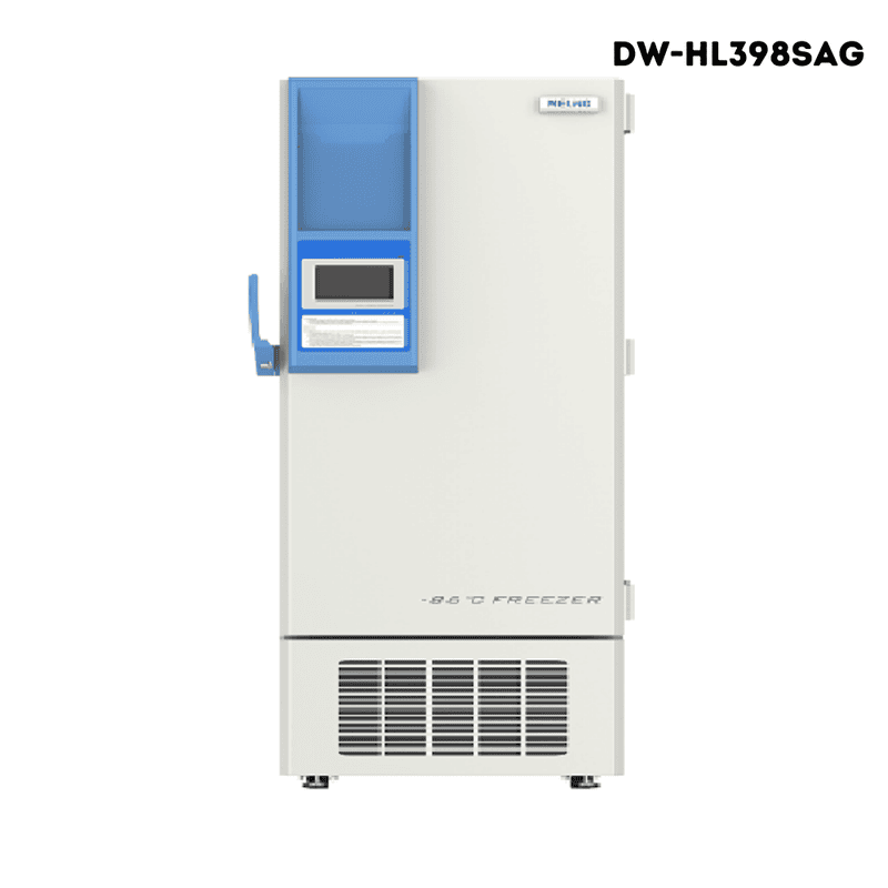 Front look of Blue Star Low Temperature Medical Refrigerator-DW-HL398SAG