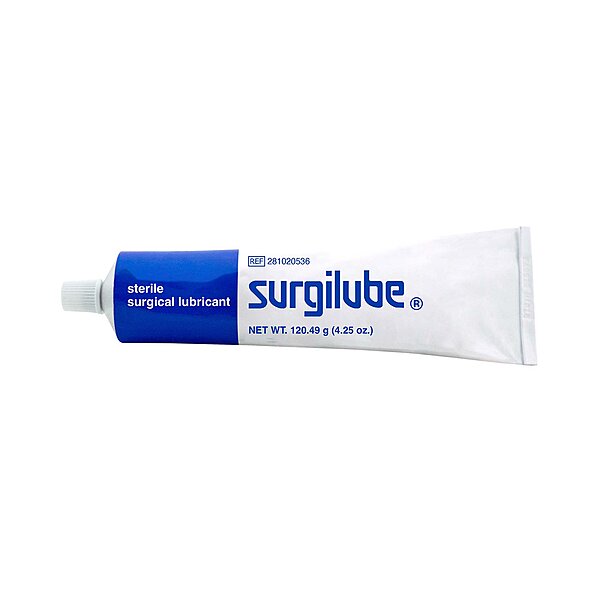 Surgilube® Lubricating Jelly – Carbomer-Free, Sterile, 4.25 oz Tube