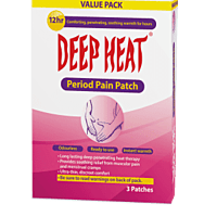 Deep Heat Period Pain Patch Value pack 3’s