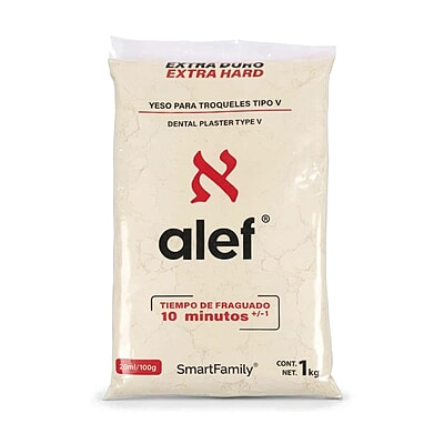 Yeso Alef V para troqueles, marfil, bolsa de 1 kg