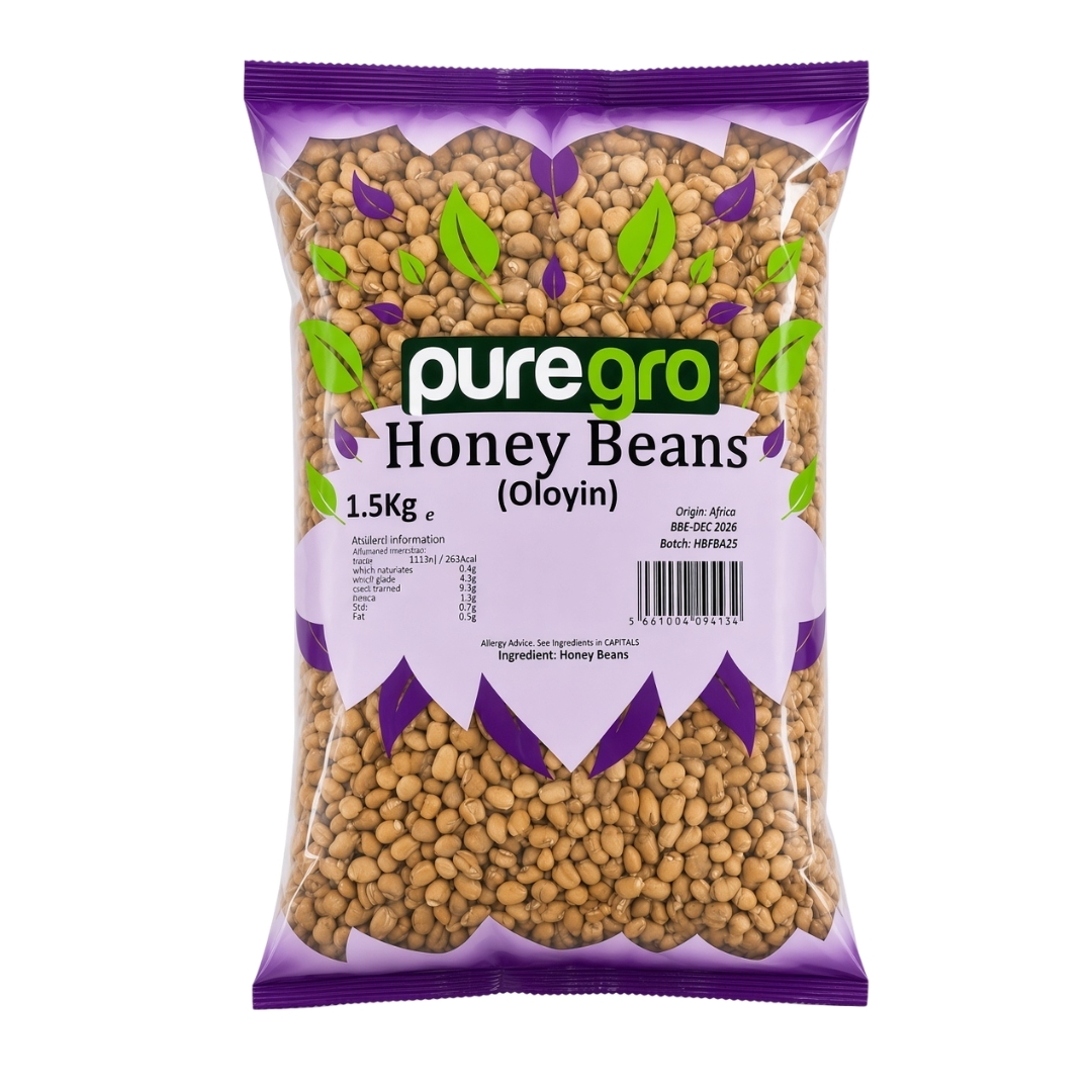 10512     Puregro Honey Beans (Oloyin) 1.5kg X 6