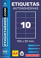 ML ETI.AUT. SIN IMP. 105x59 LASER 1B. Cx5000