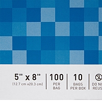McKesson Reclosable Bag, 5 x 8 Inch, Clear Polyethylene, Zipper Closure