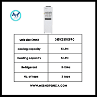 Specification of Atlantis Frosty Plus Water Dispenser. Specification of Atlantis Frosty Plus Water Dispenser.