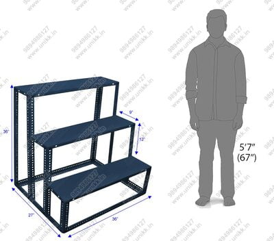 3 Steps Golu Stand with regular painting 3 Steps Golu Stand with regular painting